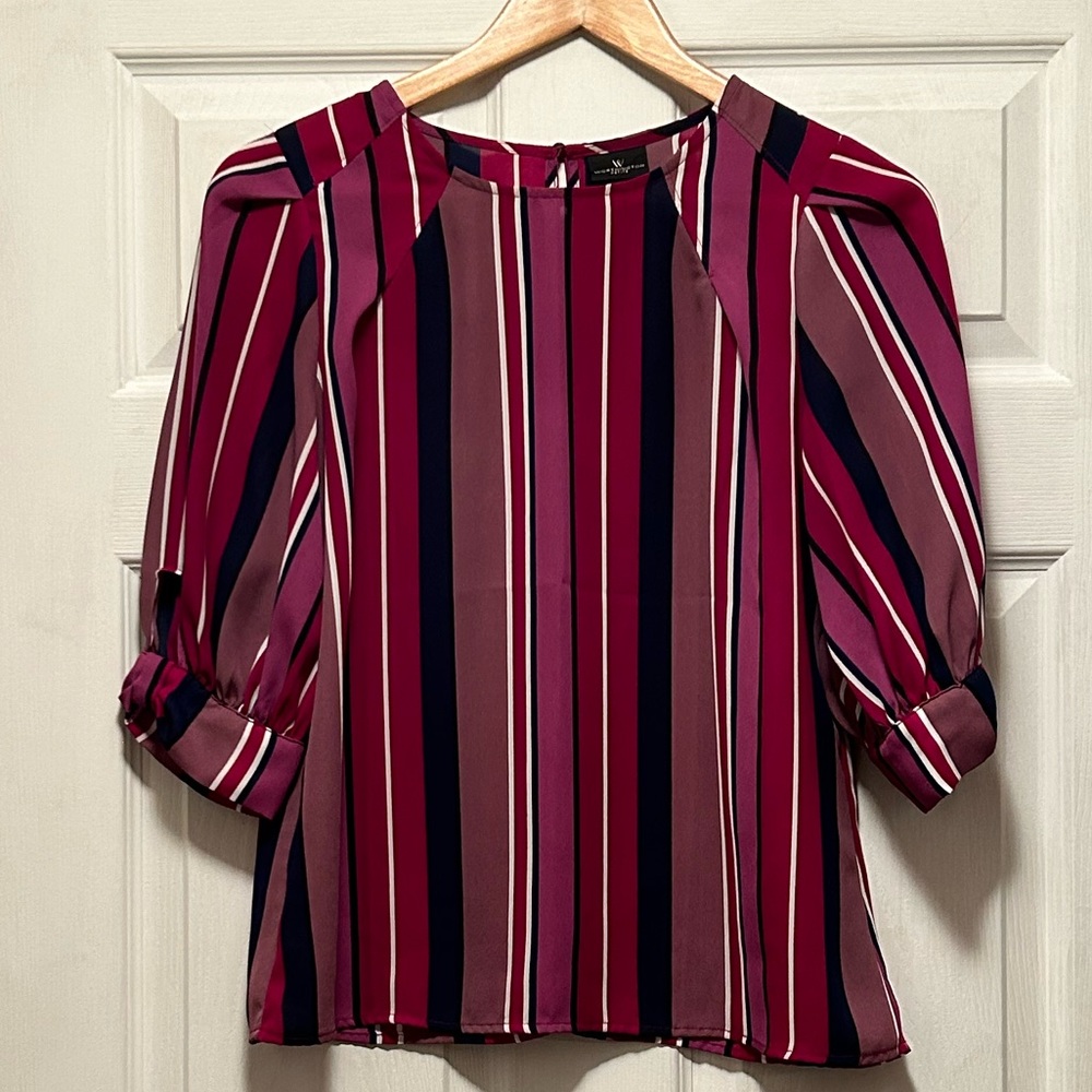 Vertical Stripe Blouse